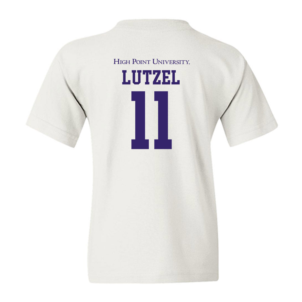 High Point - NCAA Men's Lacrosse : Matt Lutzel - Youth T-Shirt-1