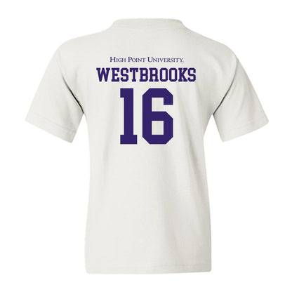 High Point - NCAA Men's Lacrosse : James Westbrooks - Youth T-Shirt-1