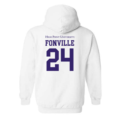 High Point - NCAA Men's Basketball : David Fonville - Hooded Sweatshirt-1