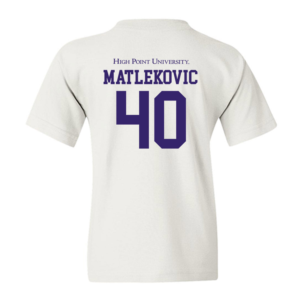 High Point - NCAA Men's Basketball : Ivan Matlekovic - Youth T-Shirt-1