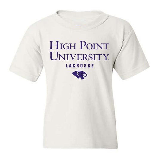 High Point - NCAA Men's Lacrosse : Matt Lutzel - Youth T-Shirt-0