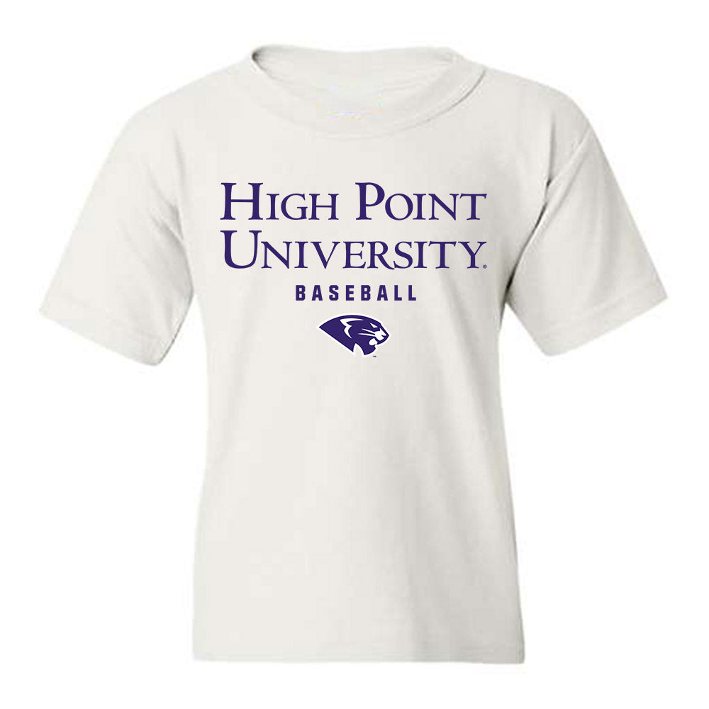 High Point - NCAA Baseball : Adrian Montenegro - Youth T-Shirt-0