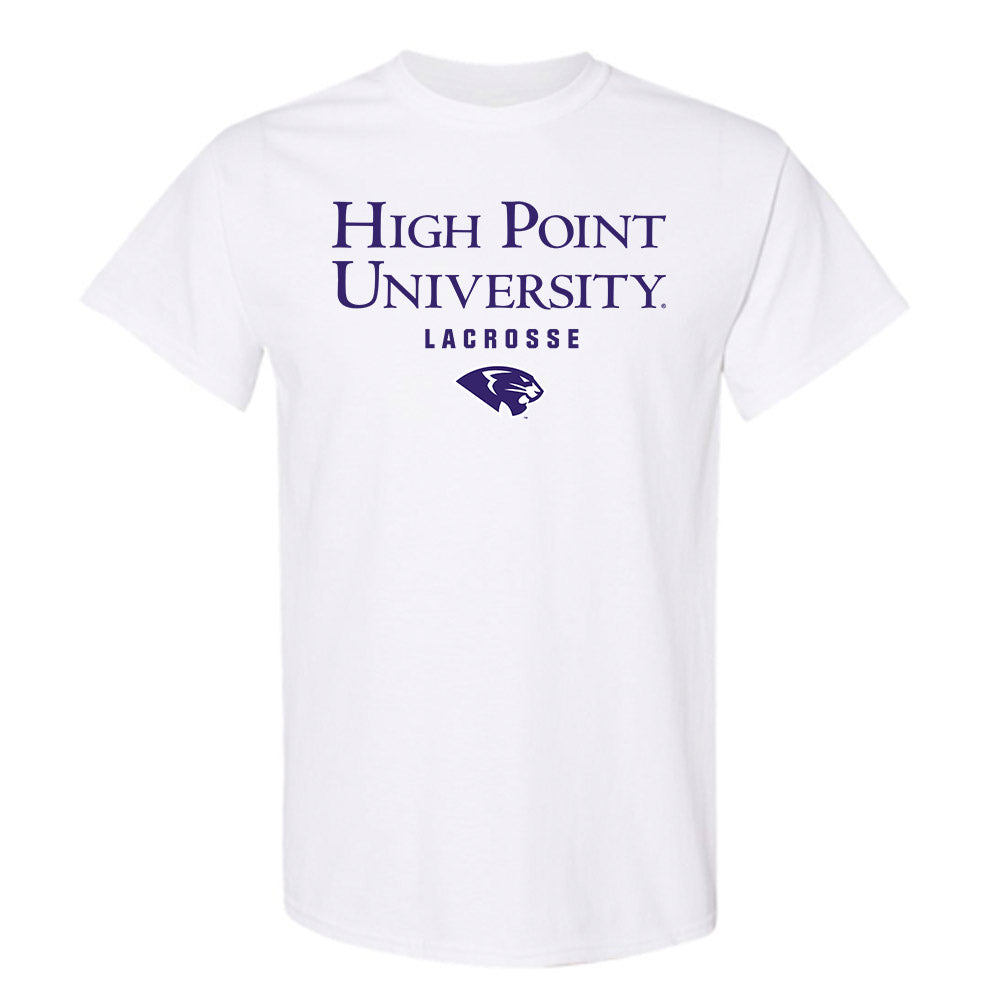 High Point - NCAA Men's Lacrosse : Justin Wixted - T-Shirt-0