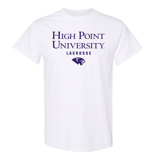 High Point - NCAA Men's Lacrosse : Justin Wixted - T-Shirt-0