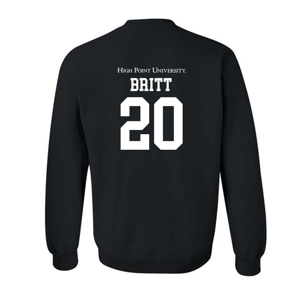 High Point - NCAA Men's Soccer : Caleb Britt - Crewneck Sweatshirt-1
