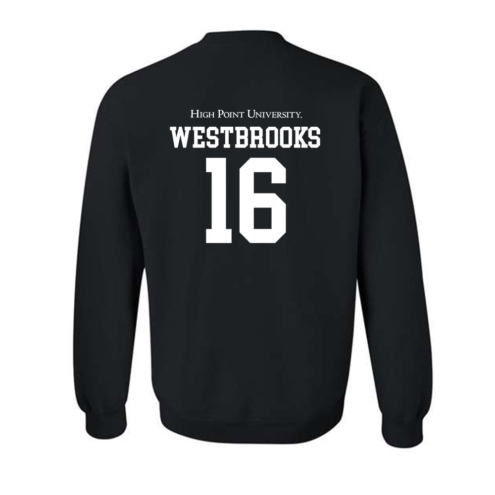 High Point - NCAA Men's Lacrosse : James Westbrooks - Crewneck Sweatshirt-1