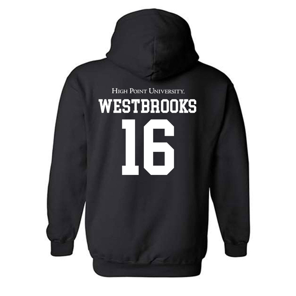 High Point - NCAA Men's Lacrosse : James Westbrooks - Hooded Sweatshirt-1