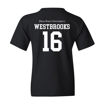 High Point - NCAA Men's Lacrosse : James Westbrooks - Youth T-Shirt-1