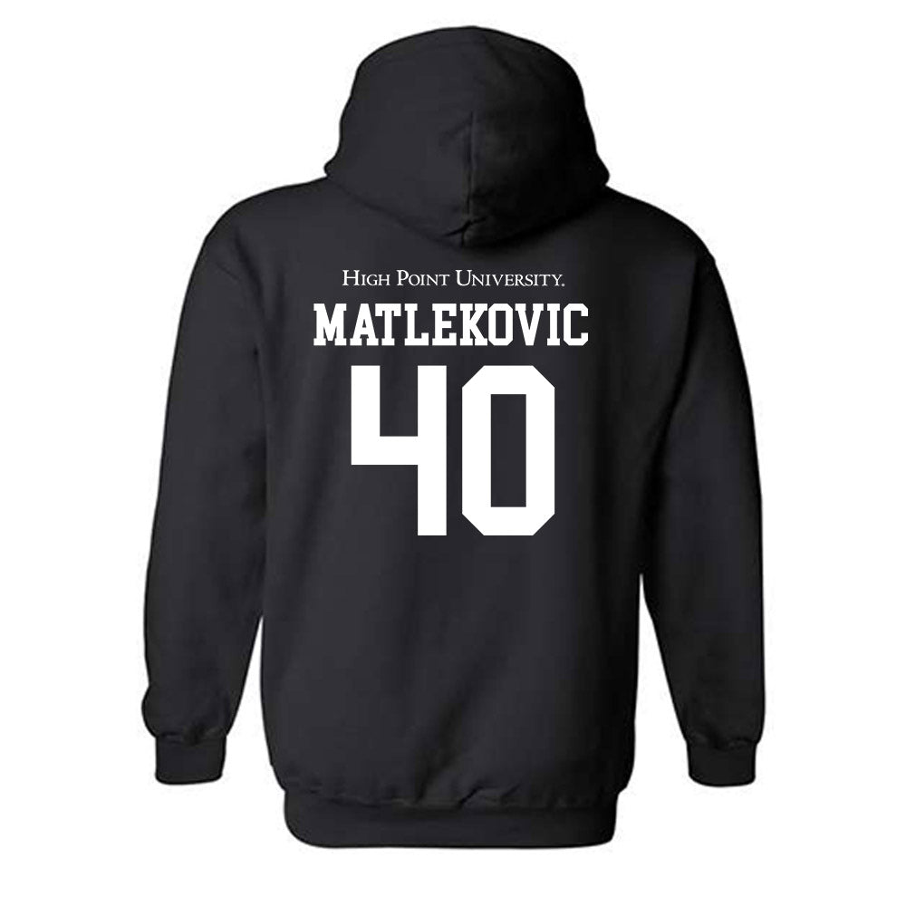 High Point - NCAA Men's Basketball : Ivan Matlekovic - Hooded Sweatshirt-1