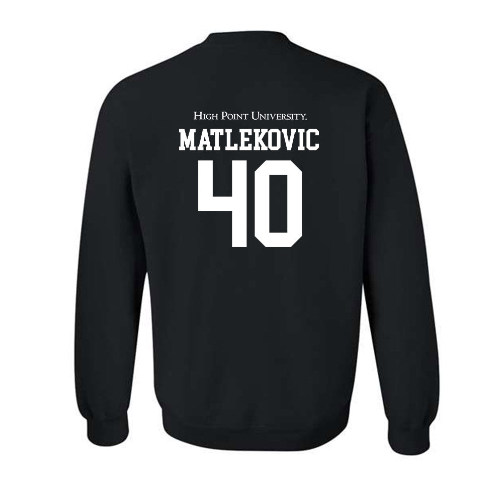 High Point - NCAA Men's Basketball : Ivan Matlekovic - Crewneck Sweatshirt-1