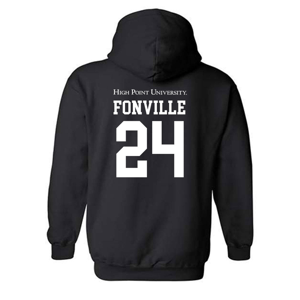 High Point - NCAA Men's Basketball : David Fonville - Hooded Sweatshirt-1
