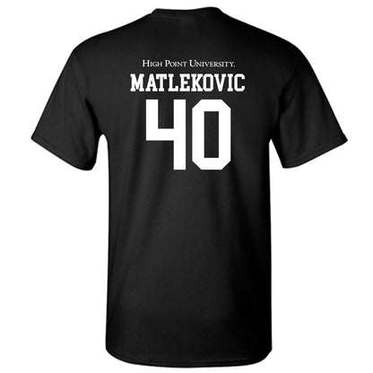 High Point - NCAA Men's Basketball : Ivan Matlekovic - T-Shirt-1