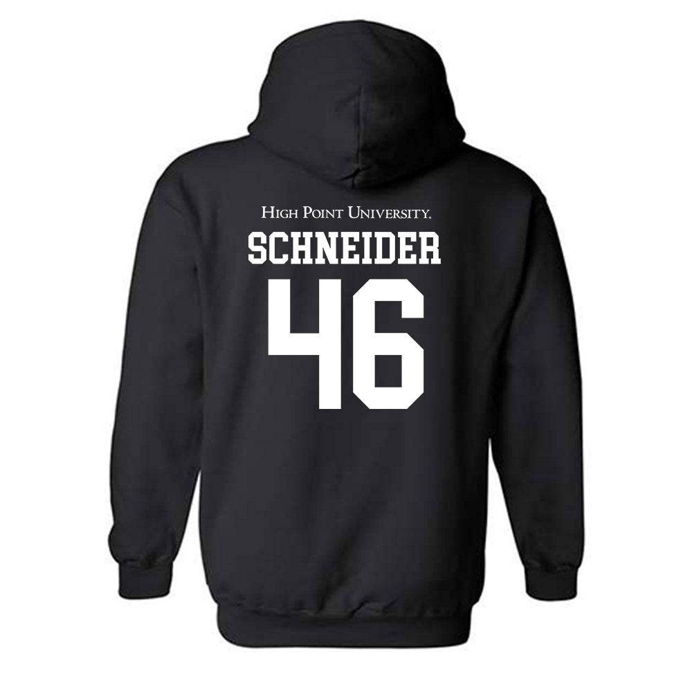 High Point - NCAA Baseball : Charlie Schneider - Hooded Sweatshirt-1