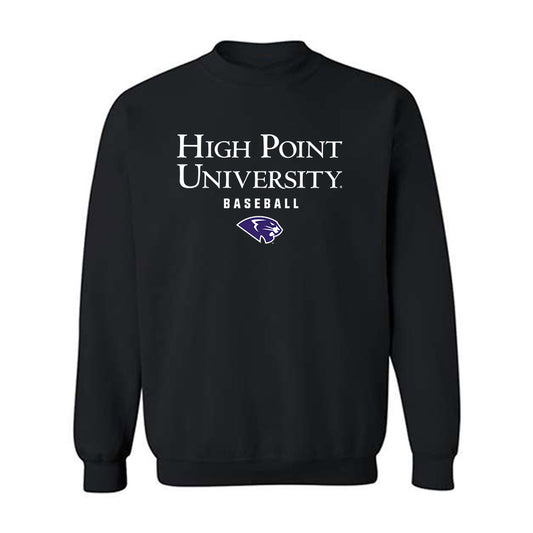 High Point - NCAA Baseball : Charlie Schneider - Crewneck Sweatshirt-0