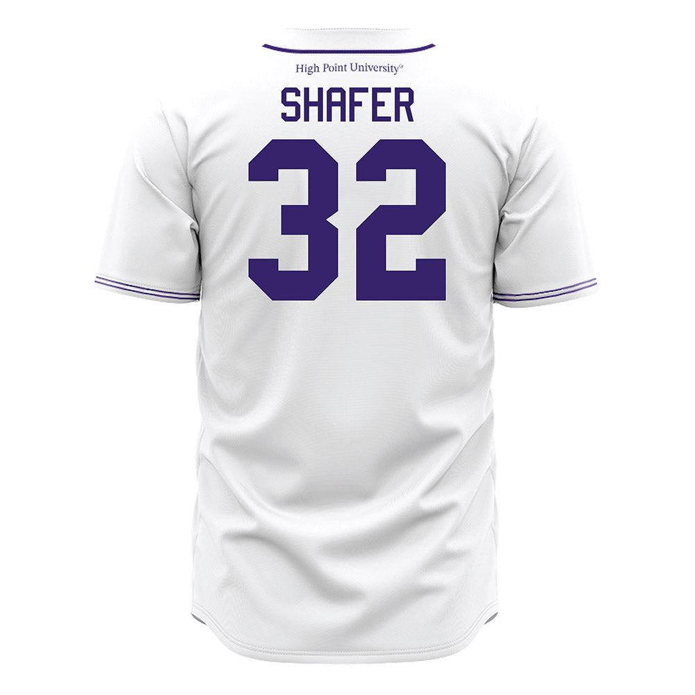 High Point - NCAA Baseball : Tyler Shafer - White Jersey-1