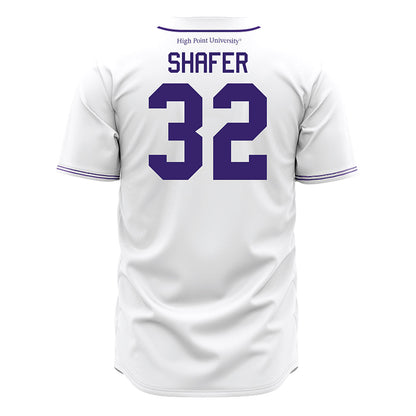 High Point - NCAA Baseball : Tyler Shafer - White Jersey-1