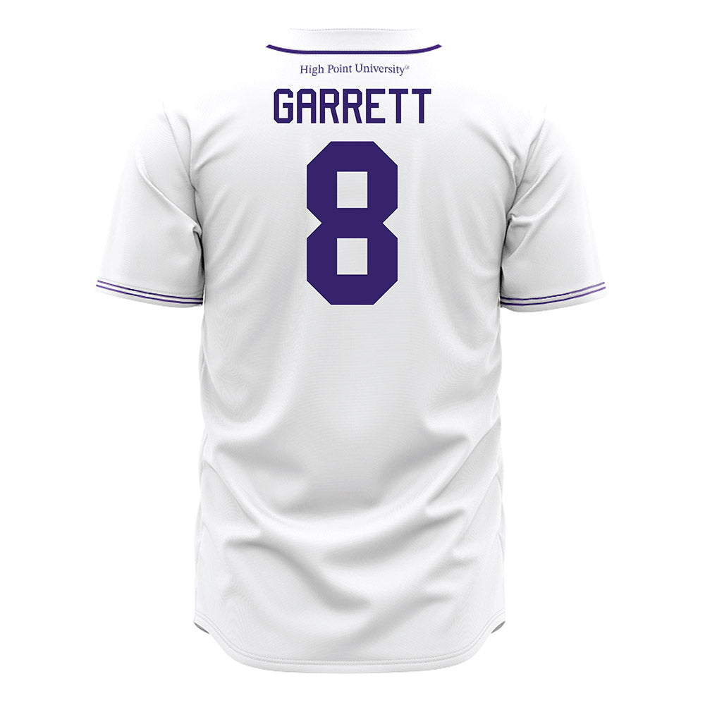 High Point - NCAA Baseball : Bryan Garrett - White Jersey-1