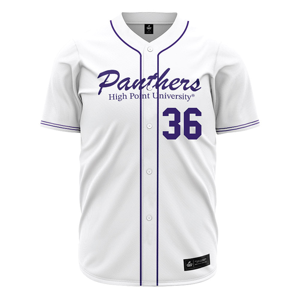 High Point - NCAA Baseball : Anthony Lino - White Jersey-0