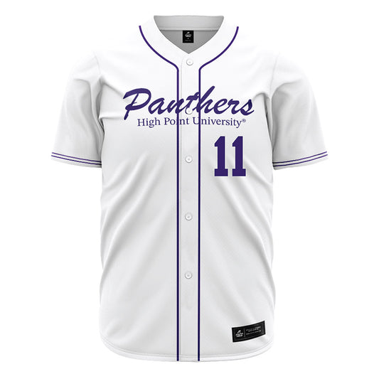 High Point - NCAA Baseball : Adrian Montenegro - White Jersey-0