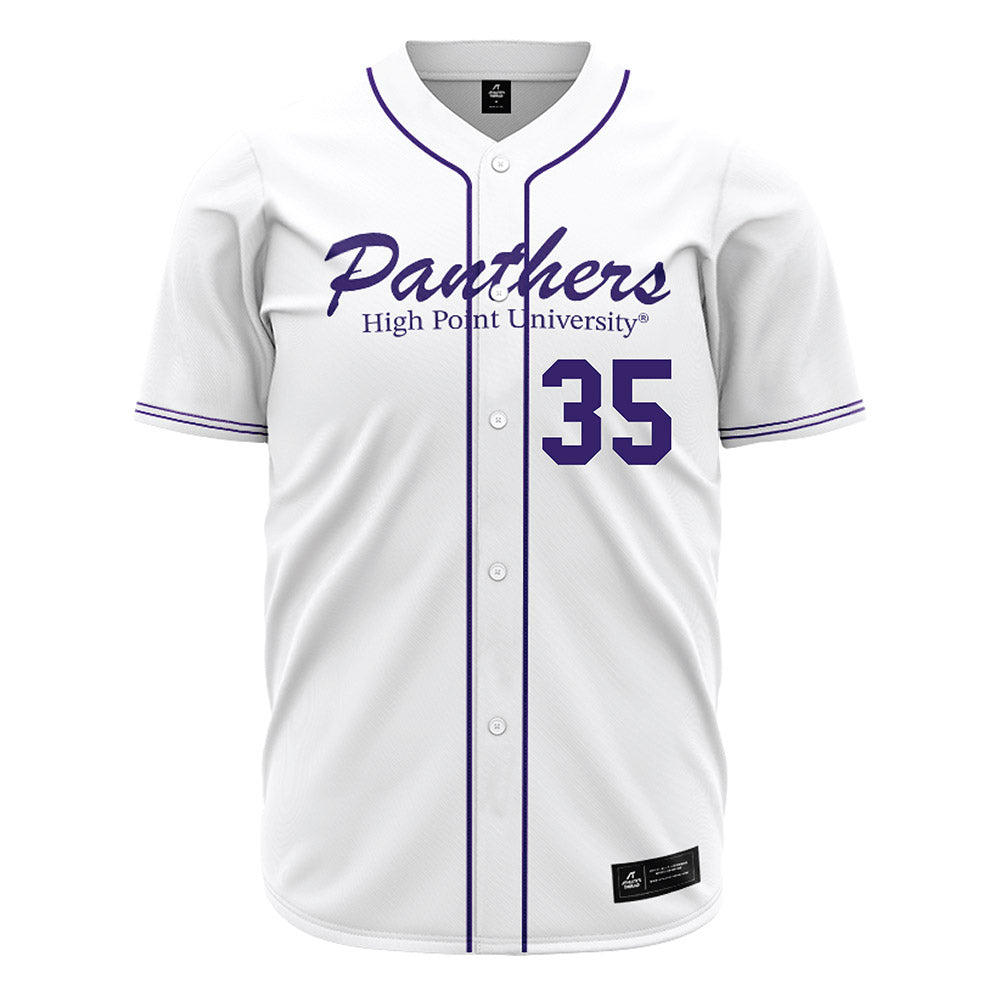 High Point - NCAA Baseball : Wade Walton - White Jersey-0