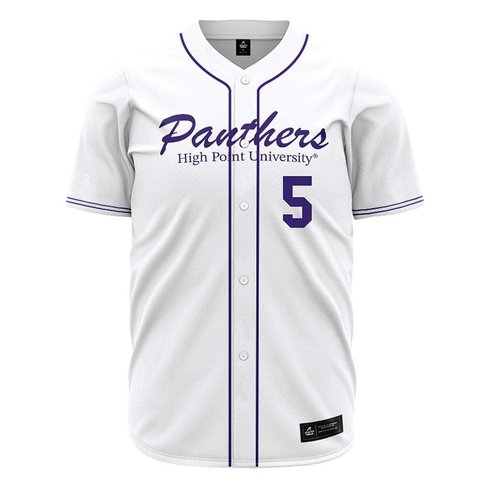 High Point - NCAA Baseball : Cordarius Butler - White Jersey-0