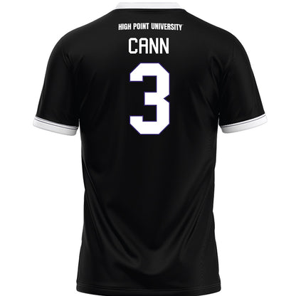 High Point - NCAA Men's Lacrosse : Ian Cann - Black Lacrosse Jersey -1
