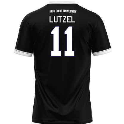 High Point - NCAA Men's Lacrosse : Matt Lutzel - Black Lacrosse Jersey -1