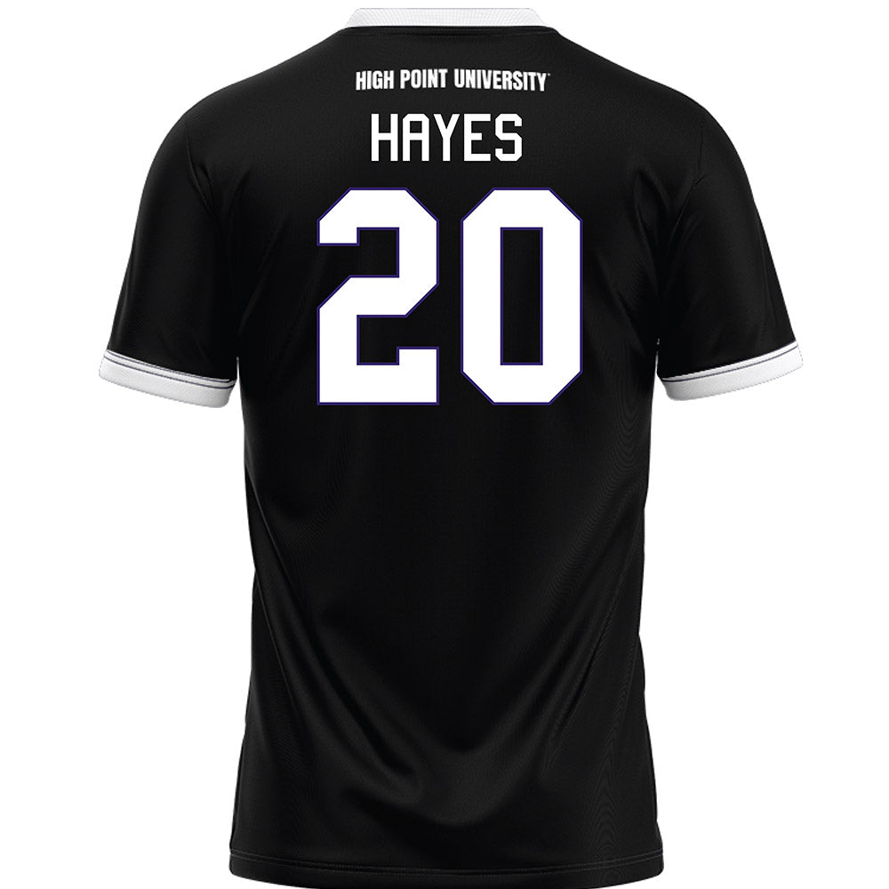 High Point - NCAA Men's Lacrosse : Sean Hayes - Black Lacrosse Jersey -1