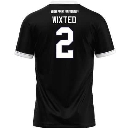 High Point - NCAA Men's Lacrosse : Justin Wixted - Black Lacrosse Jersey -1