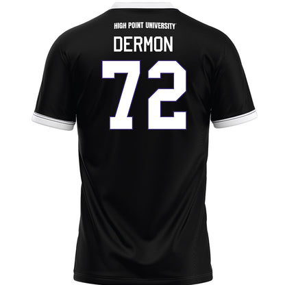 High Point - NCAA Men's Lacrosse : Luke Dermon - Black Lacrosse Jersey -1