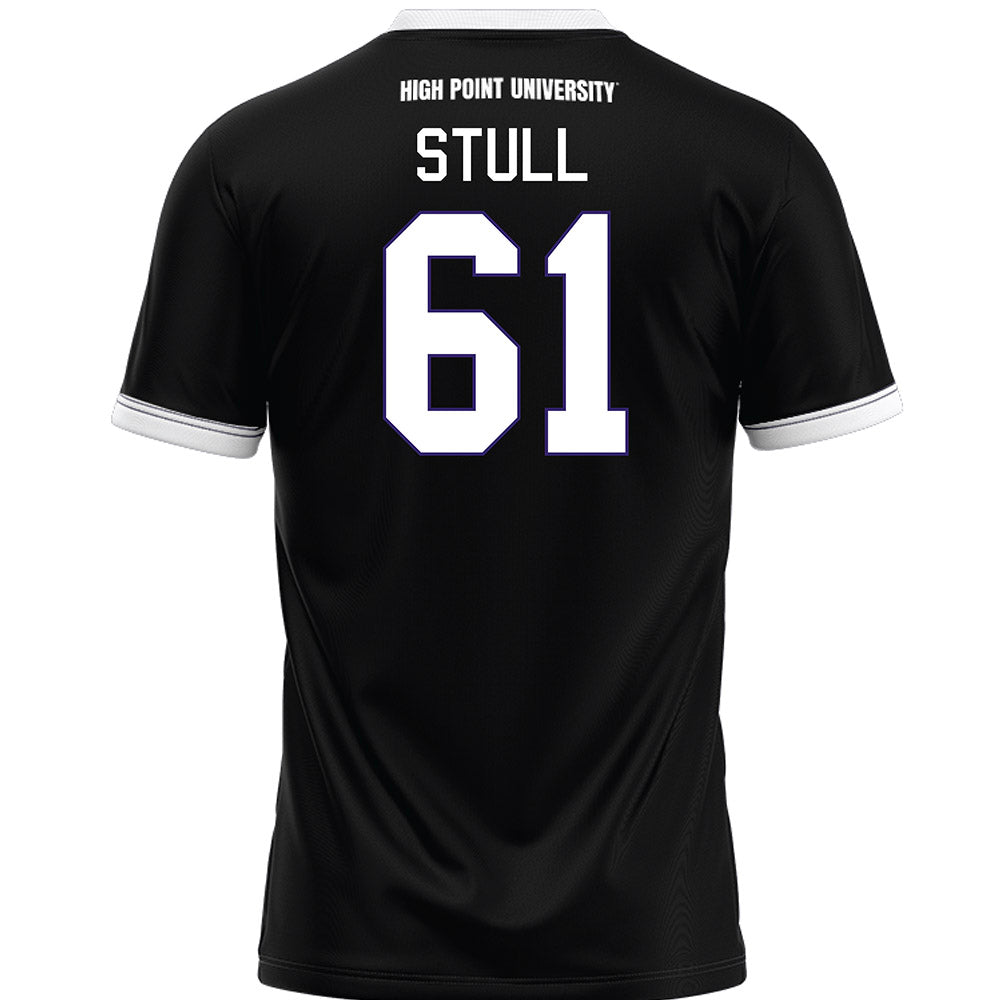 High Point - NCAA Men's Lacrosse : Asher Stull - Black Lacrosse Jersey -1