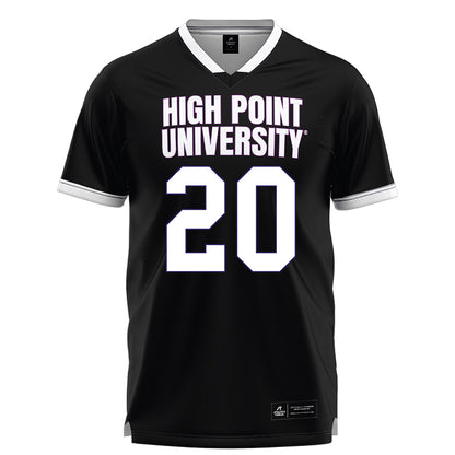 High Point - NCAA Men's Lacrosse : Sean Hayes - Black Lacrosse Jersey -0