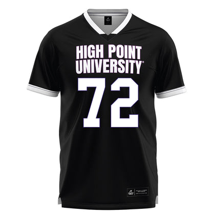 High Point - NCAA Men's Lacrosse : Luke Dermon - Black Lacrosse Jersey -0