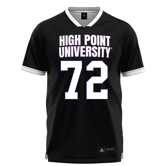 High Point - NCAA Men's Lacrosse : Luke Dermon - Black Lacrosse Jersey -0