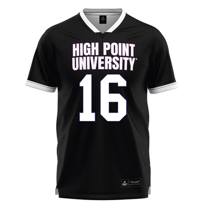 High Point - NCAA Men's Lacrosse : James Westbrooks - Black Lacrosse Jersey -0