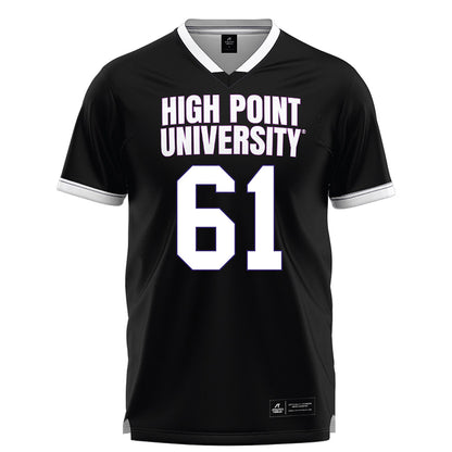 High Point - NCAA Men's Lacrosse : Asher Stull - Black Lacrosse Jersey -0
