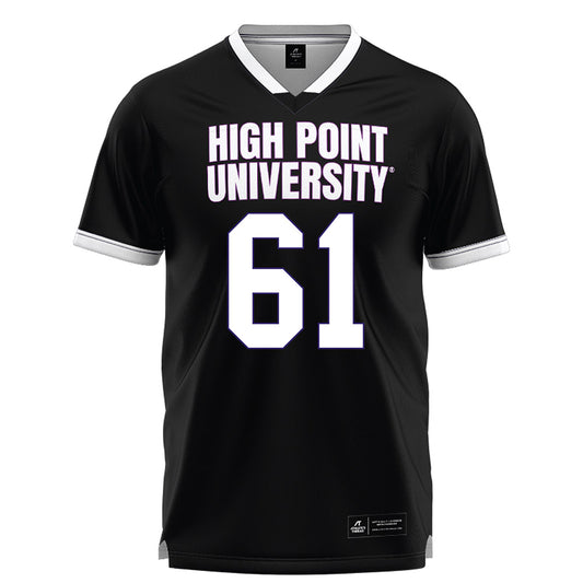High Point - NCAA Men's Lacrosse : Asher Stull - Black Lacrosse Jersey -0