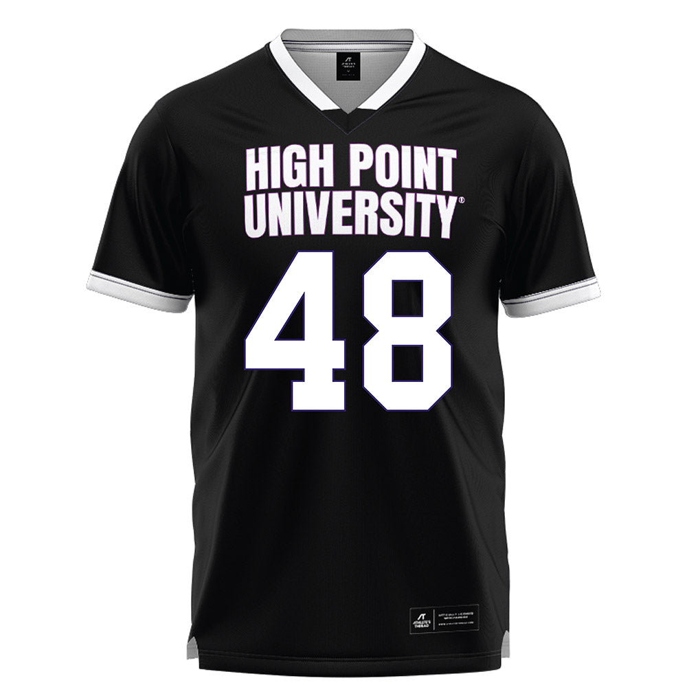 High Point - NCAA Men's Lacrosse : Owen Cooper - Black Lacrosse Jersey -0