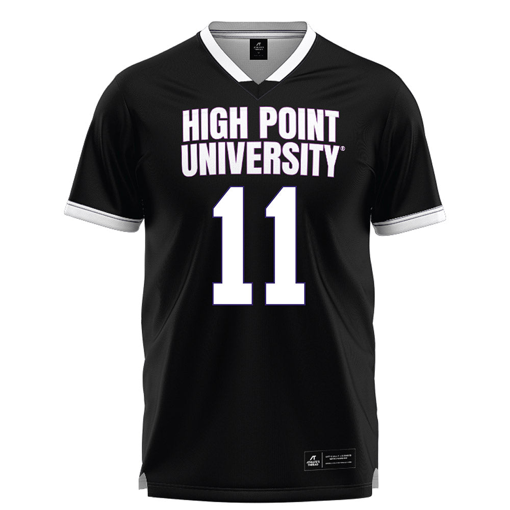 High Point - NCAA Men's Lacrosse : Matt Lutzel - Black Lacrosse Jersey -0