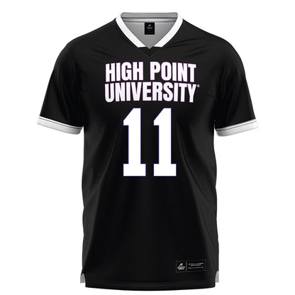 High Point - NCAA Men's Lacrosse : Matt Lutzel - Black Lacrosse Jersey -0