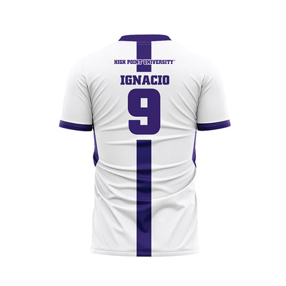 High Point - NCAA Men's Soccer : Kaya Ignacio - White Soccer Jersey