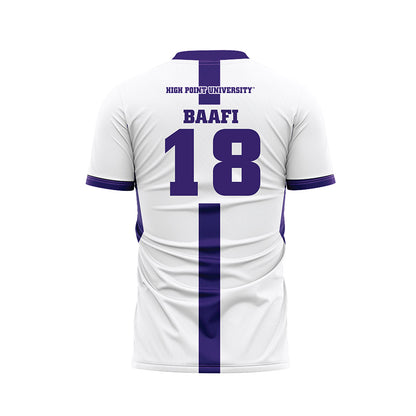 High Point - NCAA Men's Soccer : Alfred Baafi - White Soccer Jersey-1