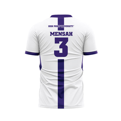 High Point - NCAA Men's Soccer : Desmond Mensah - White Soccer Jersey-1