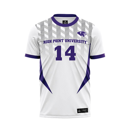 High Point - NCAA Men's Soccer : Prosper Adagani - White Soccer Jersey-0