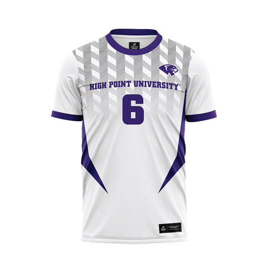 High Point - NCAA Men's Soccer : Koven Johnson - White Soccer Jersey-0