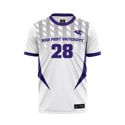 High Point - NCAA Men's Soccer : Jacob McDowell - White Soccer Jersey-0