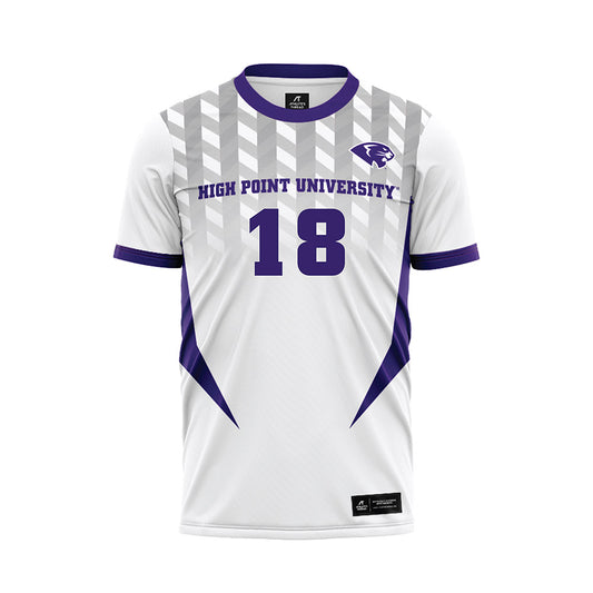 High Point - NCAA Men's Soccer : Alfred Baafi - White Soccer Jersey-0