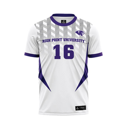 High Point - NCAA Men's Soccer : Noah Behrmann - White Soccer Jersey-0