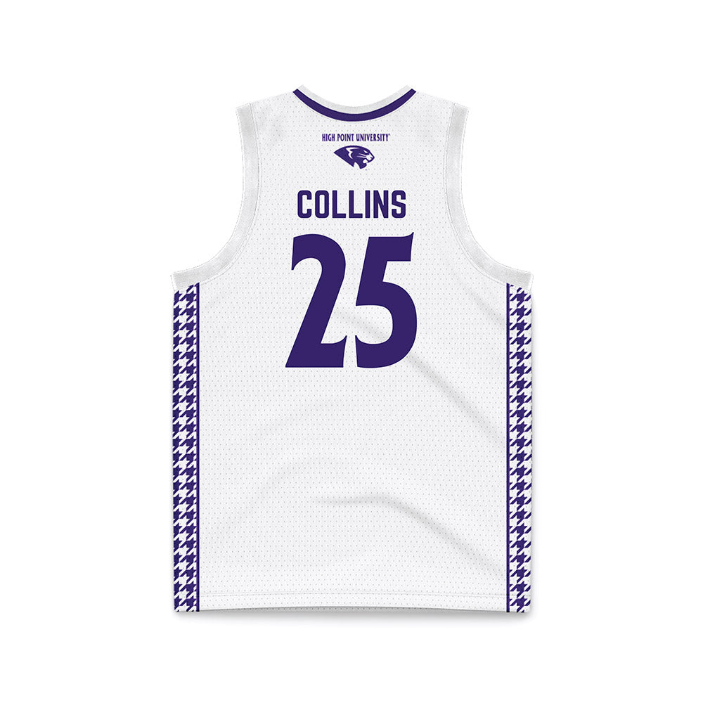 High Point - NCAA Women's Basketball : Aaliyah Collins - White Basketball Jersey-1