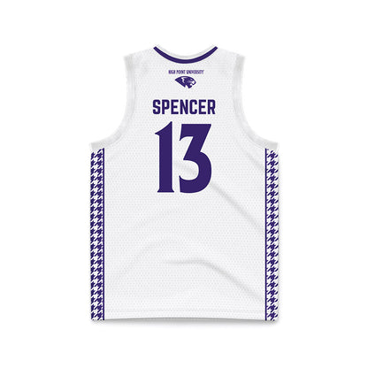 High Point - NCAA Women's Basketball : Macy Spencer - White Basketball Jersey-1